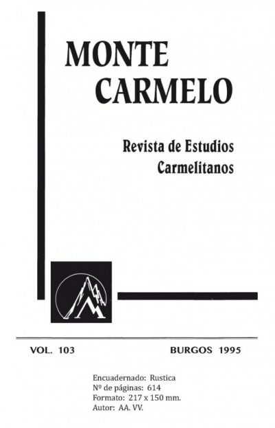 Revista Monte Carmelo - Volumen 103