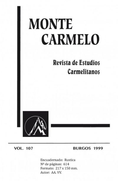 Revista Monte Carmelo - Volumen 106