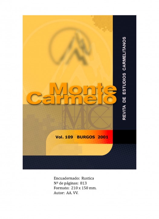 Revista Monte Carmelo - Volumen 109